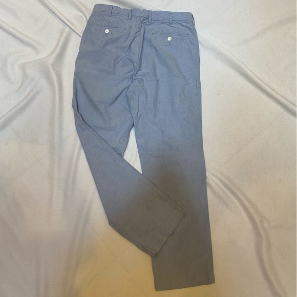 Polo Ralph Lauren Mens Pants 30x30 100% Cotton Flat Front Light Blue Preppy - Picture 2 of 6